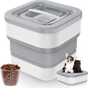 Collapsible Dog Food Storage Container